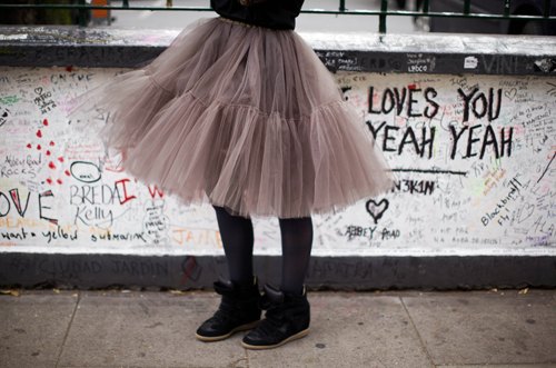 Abbey road mur graffitis jupe tulle – Le Blog de Betty