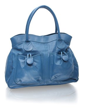 Asos sac cuir bleu – Le Blog de Betty