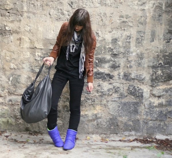 Boots electriques veste camel sac gris – Le Blog de Betty