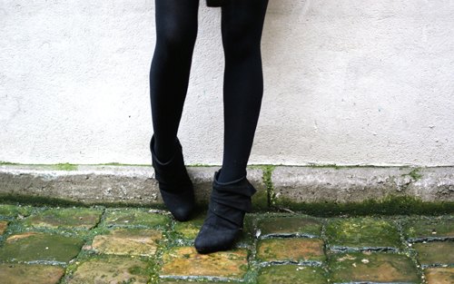Boots noires collants – Le Blog de Betty