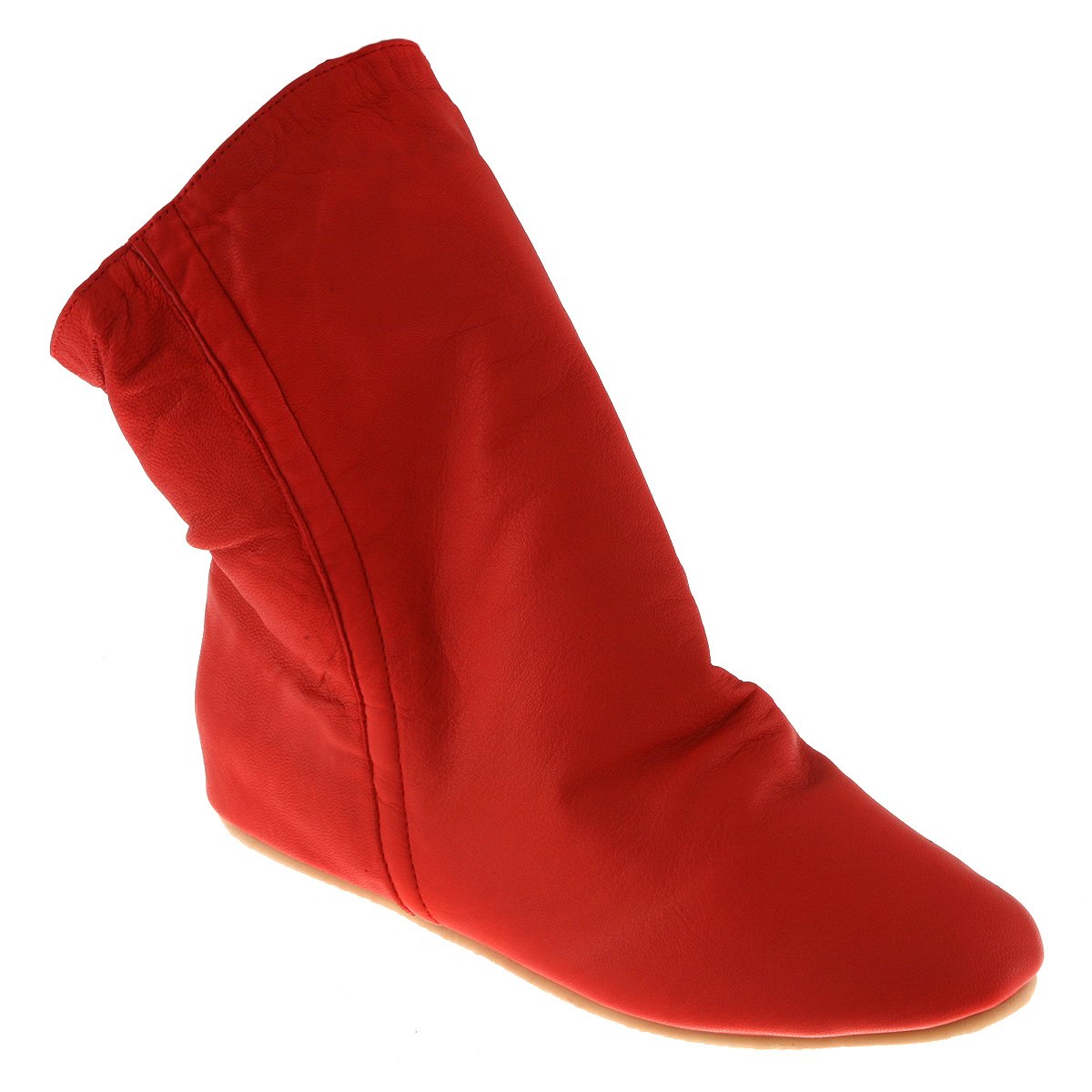Boots souples rouges – Le Blog de Betty