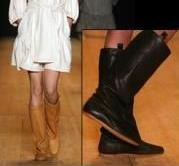 Bottes camel noires defile – Le Blog de Betty