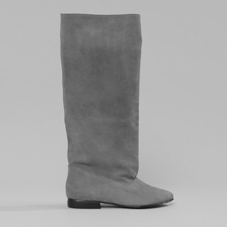 Bottes daim grises asia argento – Le Blog de Betty