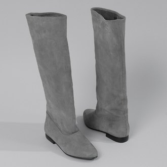 Bottes daim grises – Le Blog de Betty