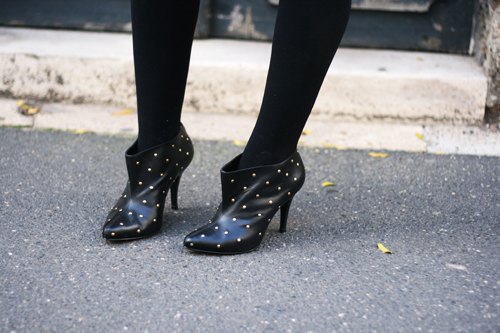 Bottines cloutees noires – Le Blog de Betty