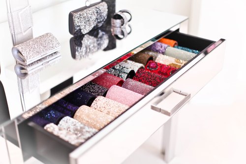 Cannes tiroir pochettes paillettes – Le Blog de Betty