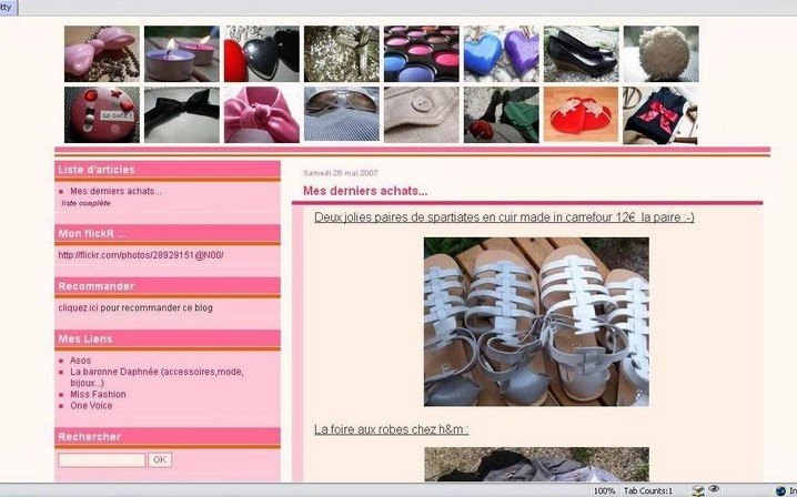 Capture blog 100e article – Le Blog de Betty
