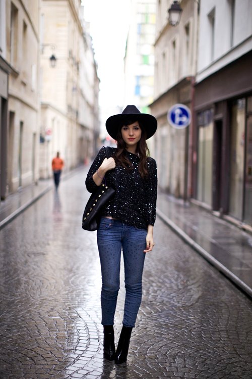 Chapeau de cowboy noir chemise etoiles jean – Le Blog de Betty