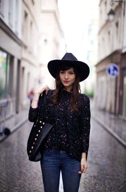 Chapeau noir sac cloute rue – Le Blog de Betty