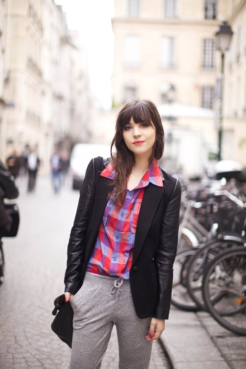 Chemise carreaux blazer velos – Le Blog de Betty