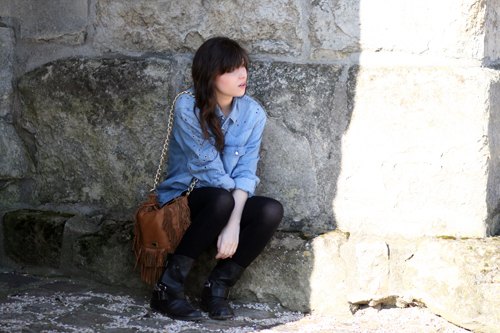 Chemise en jean assise pierre – Le Blog de Betty