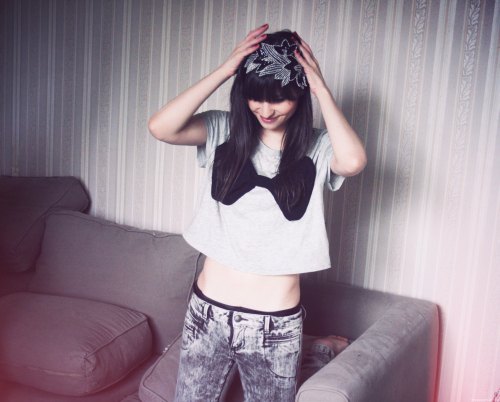 Crop top noeud jean delave canape – Le Blog de Betty