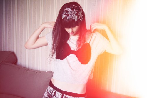 Crop top noeud lumiere – Le Blog de Betty