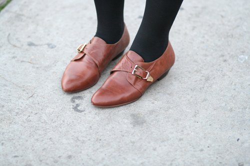 Derbies camel collants noirs – Le Blog de Betty