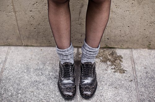 Derbies cloutees chaussettes resille – Le Blog de Betty