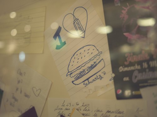 Dessins burger mur – Le Blog de Betty
