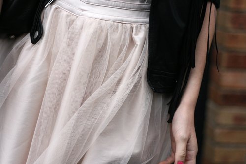 Detail jupe tulle ecru – Le Blog de Betty