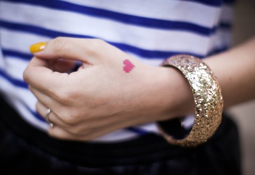 Detail mariniere manchette doree – Le Blog de Betty