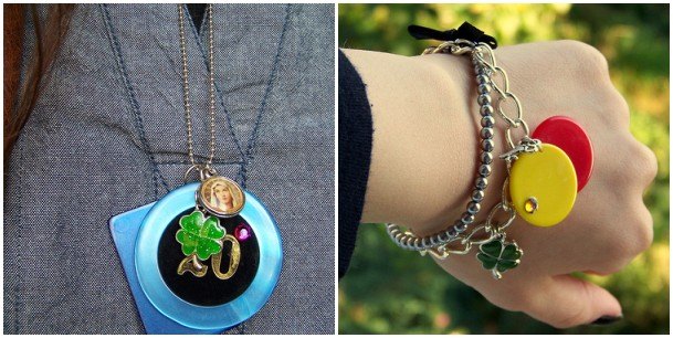 Detail pendentifs bracelet trefle – Le Blog de Betty