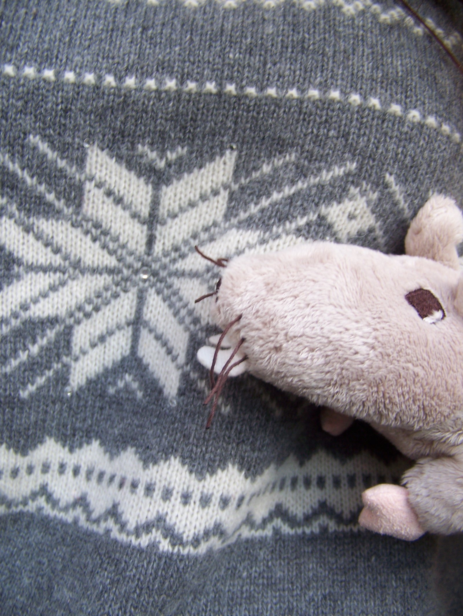 Detail pull norvegien peluche – Le Blog de Betty