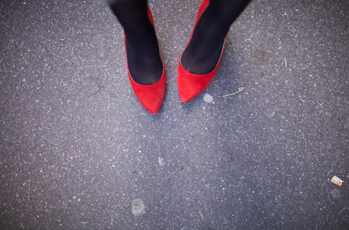 Escarpins rouges pointus – Le Blog de Betty