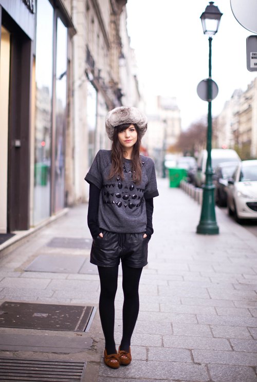 Happy sweat gris short mocassins – Le Blog de Betty