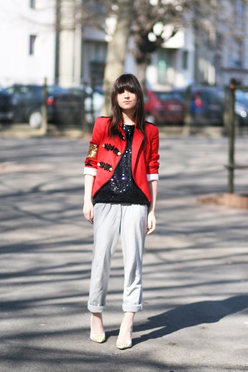 Hedgehog shoes veste officier rouge jogging – Le Blog de Betty