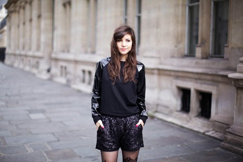 Karl sweat short sequins mur – Le Blog de Betty