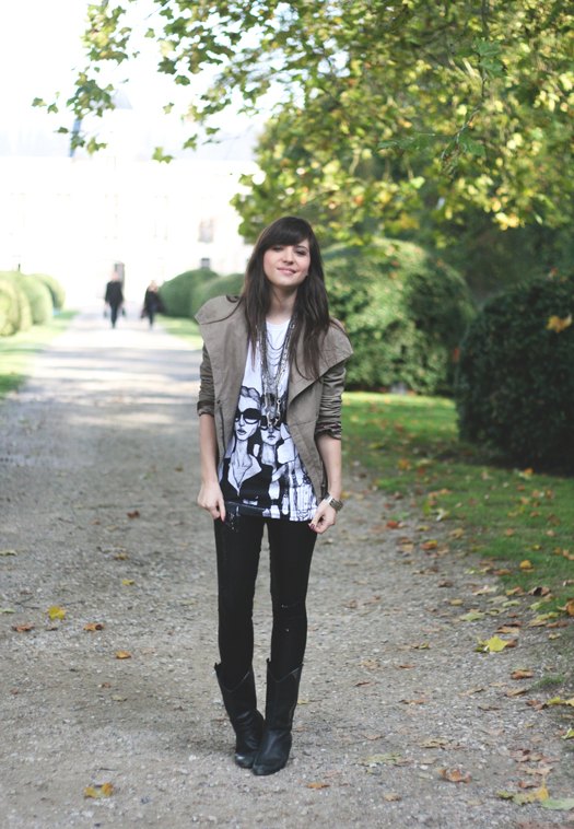 Legging sequins tshirt imprime parc – Le Blog de Betty