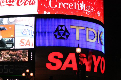 Londres piccadilly circus ecrans – Le Blog de Betty