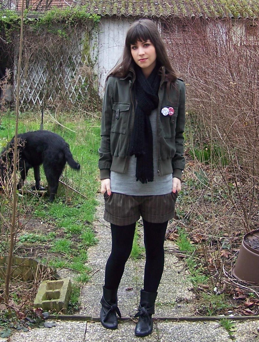 Look parka kaki short – Le Blog de Betty