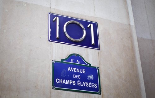 Louis vuitton 101 champs elysees plaque – Le Blog de Betty
