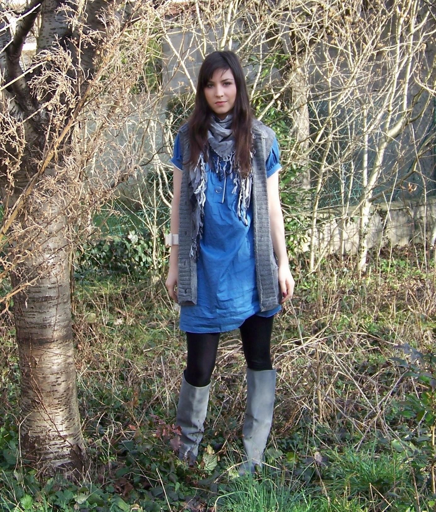 Love boots robe jean bottes blanches – Le Blog de Betty