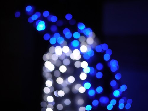 Lumieres bokeh bleues – Le Blog de Betty
