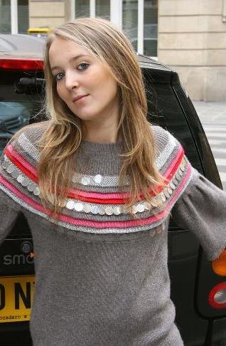 Manoush pull sequins gris rose – Le Blog de Betty