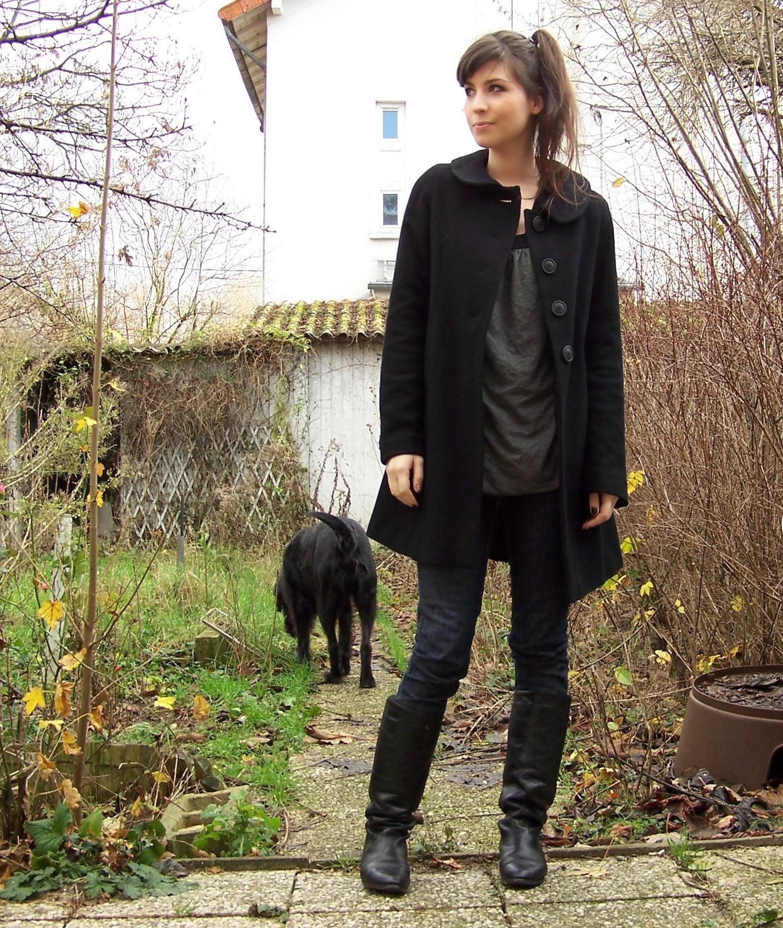Manteau baby doll noir chien – Le Blog de Betty