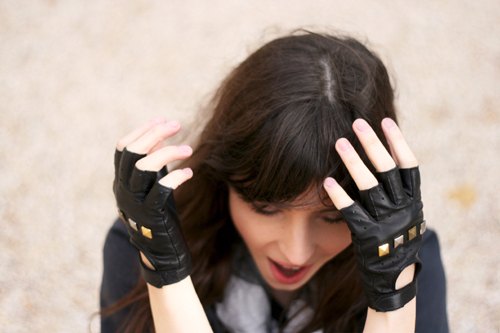 Mitaines cuir cheveux – Le Blog de Betty