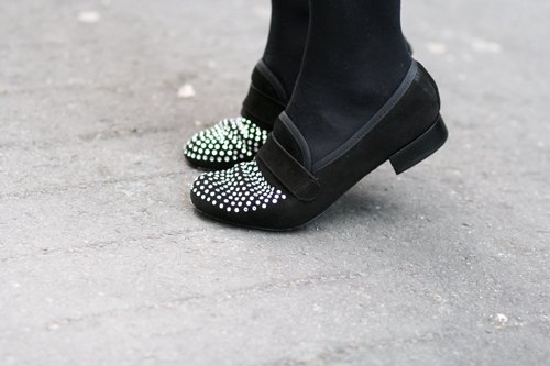 Mocassins strass detail – Le Blog de Betty