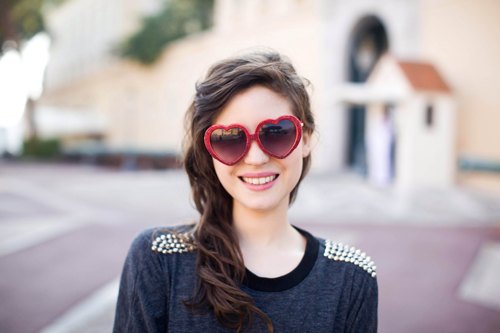 Monaco portrait lunettes coeur – Le Blog de Betty