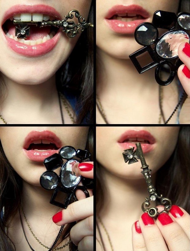 Montage levres rouges bijoux – Le Blog de Betty