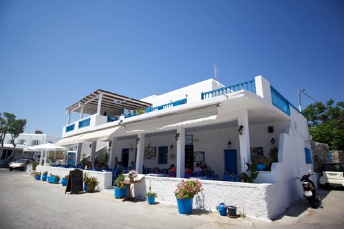 Mykonos maison blanche volets bleus – Le Blog de Betty