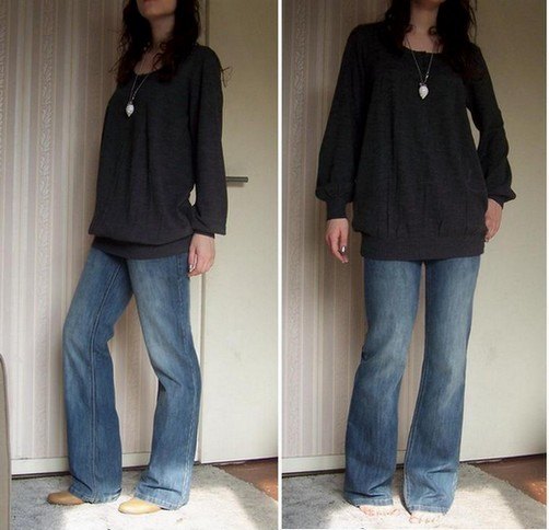 New look blouse noire jean flare – Le Blog de Betty