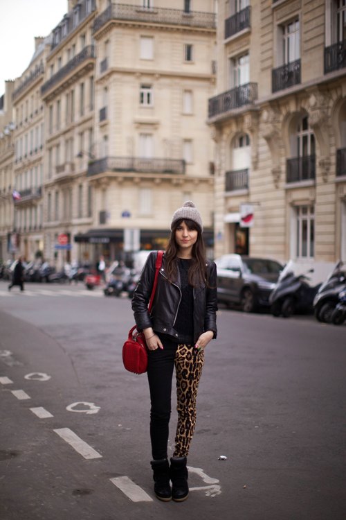 Pantalon leopard perfecto sac rouge rue – Le Blog de Betty