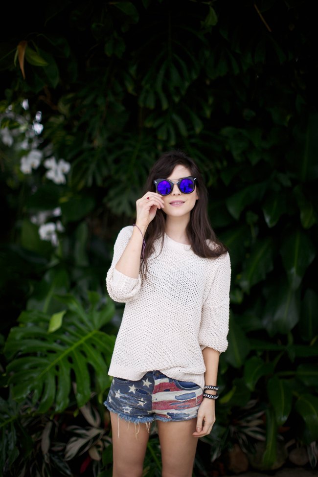 Pao de acucar pull ecru lunettes miroir – Le Blog de Betty