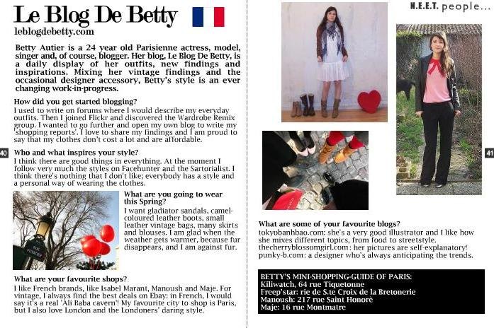 Parution neet magazine le blog de betty – Le Blog de Betty