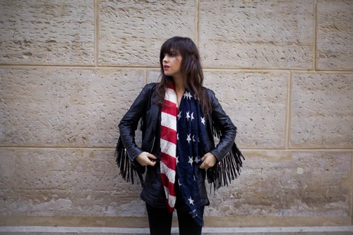 Perfecto franges foulard drapeau americain – Le Blog de Betty