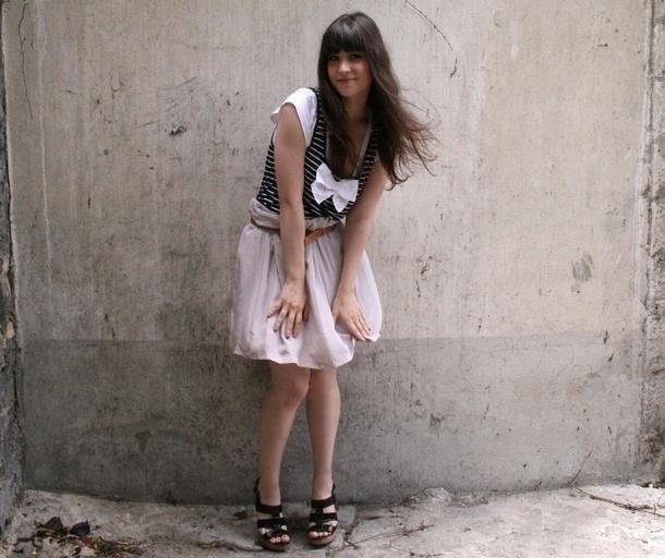 Pimp my dress jupe rose top marin noeud – Le Blog de Betty