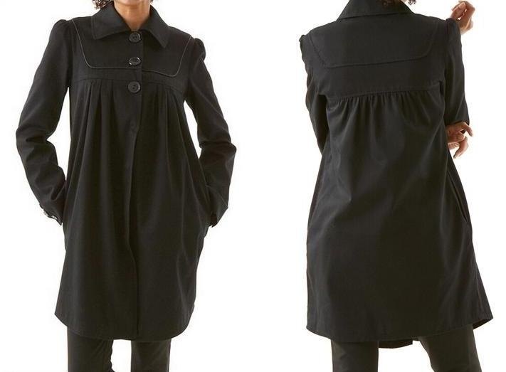 Promod manteau noir trapeze – Le Blog de Betty