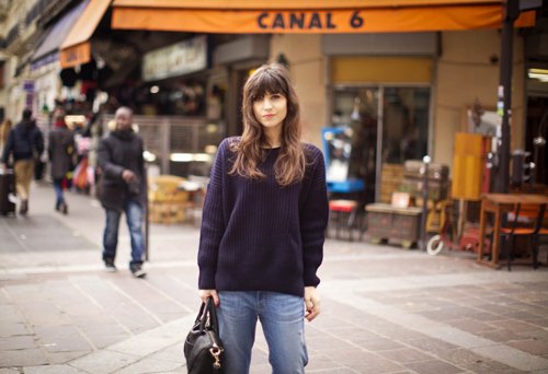 Pull marine jean sac rue – Le Blog de Betty