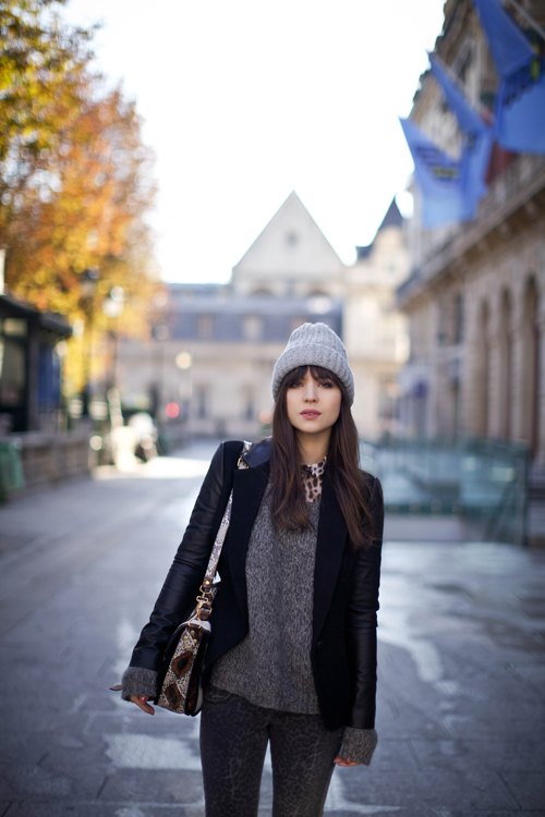 Ray of light bonnet gris blazer sac – Le Blog de Betty